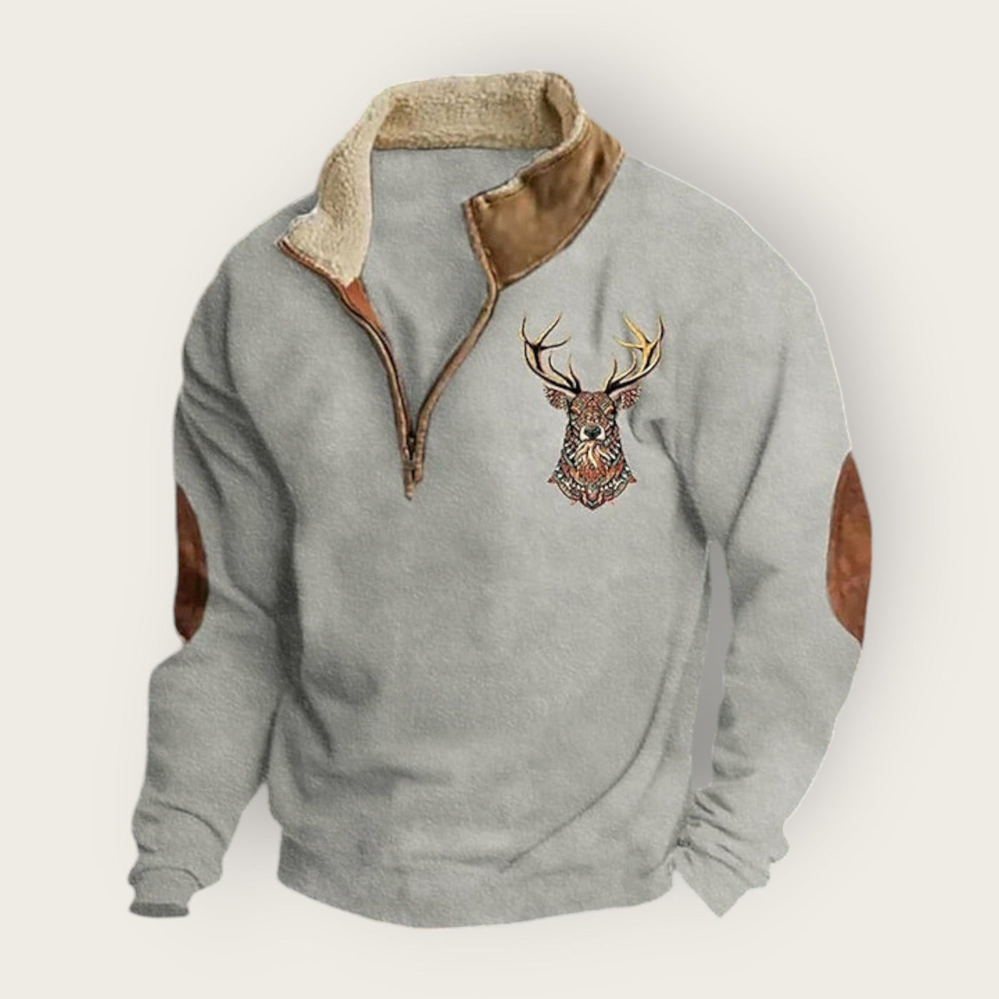 Osvaldo | Maglione con mezza zip