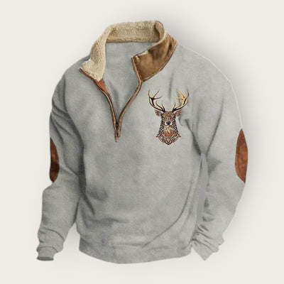 Osvaldo | Maglione con mezza zip