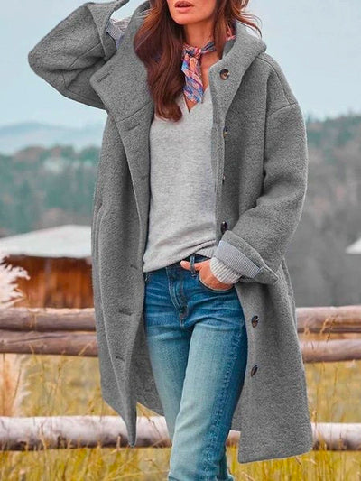 Sara | Maxi cappotto con cappuccio