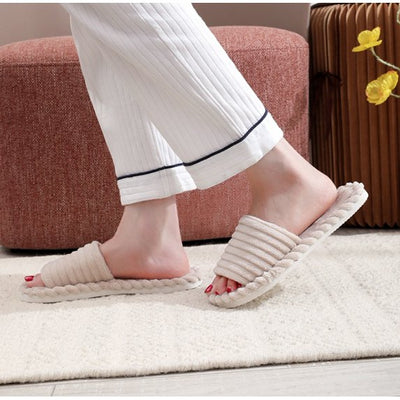 Federico | Open pantoffels met strepen