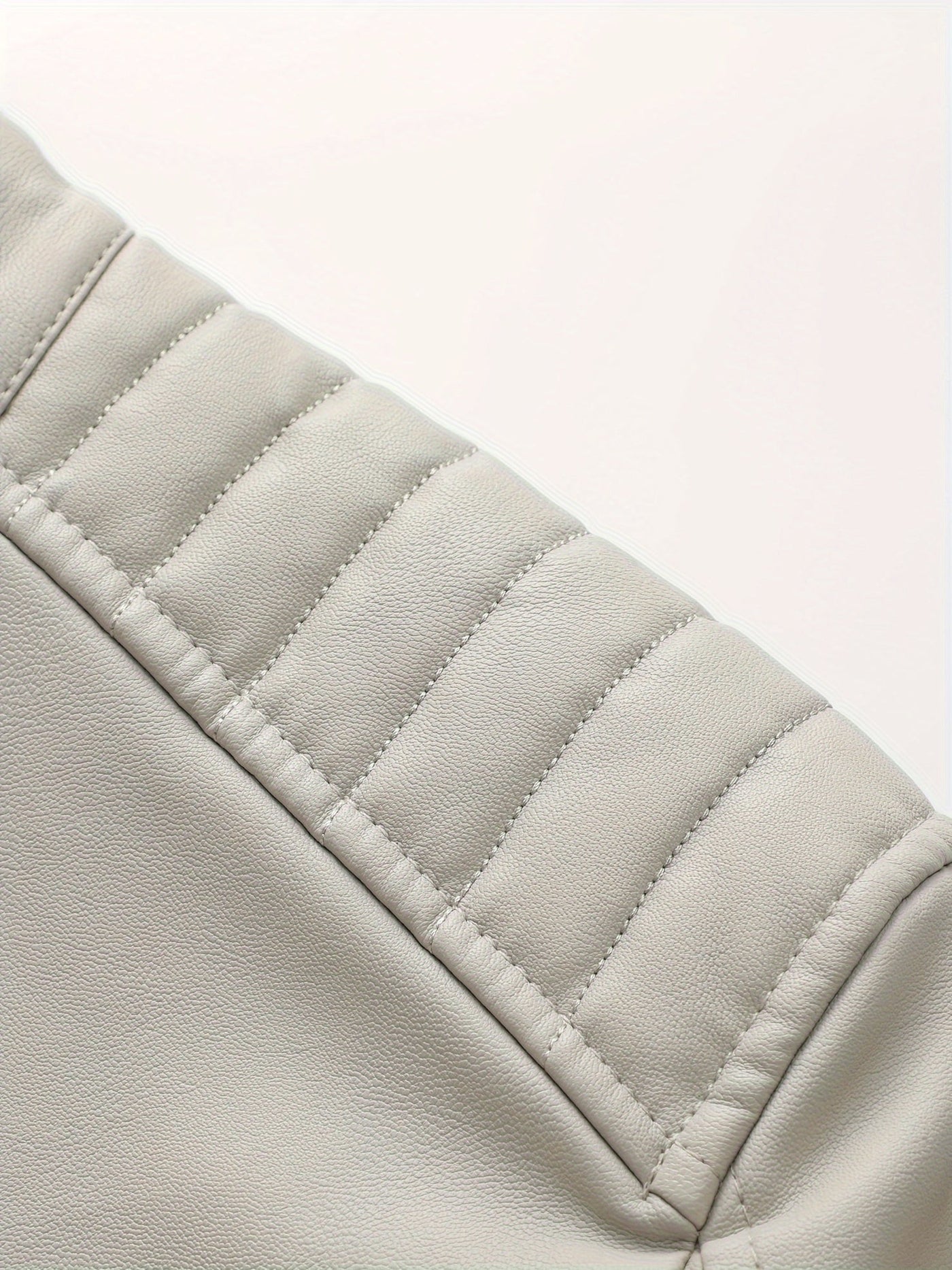 Gaspare | Elegante giacca di pelle con cerniera