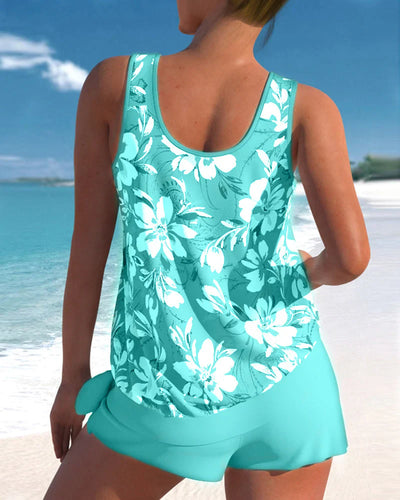 Tropicale Tankini Donna | Set di Due Parti Estivo Chic 2
