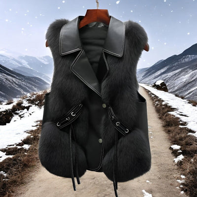 Freja | Gilet in pelliccia artica