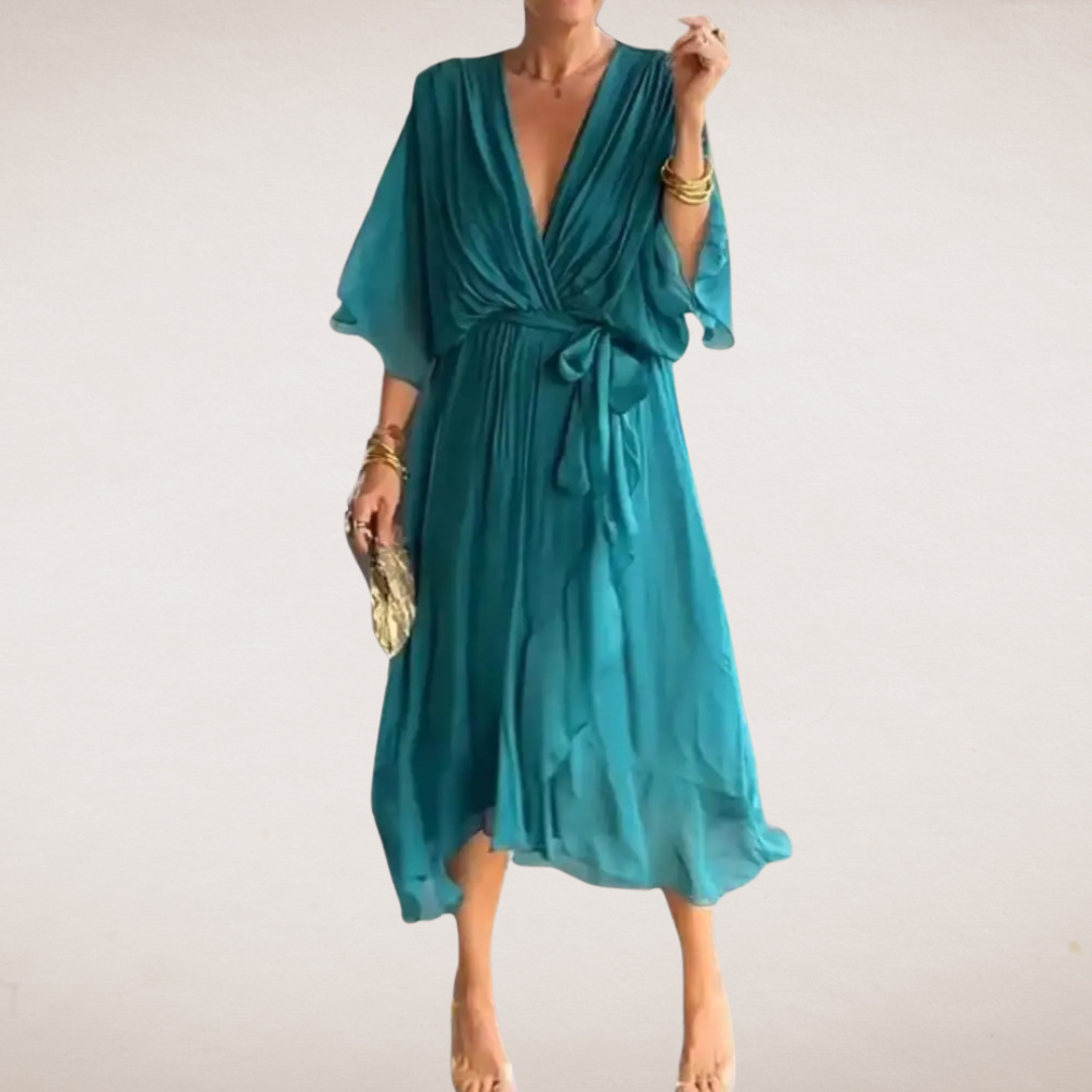 Bodil | Elegante Abito con Cintura