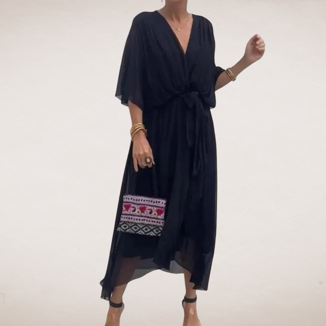 Bodil | Elegante Abito con Cintura