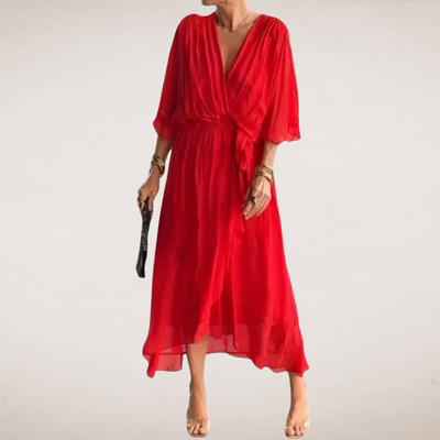 Bodil | Elegante Abito con Cintura