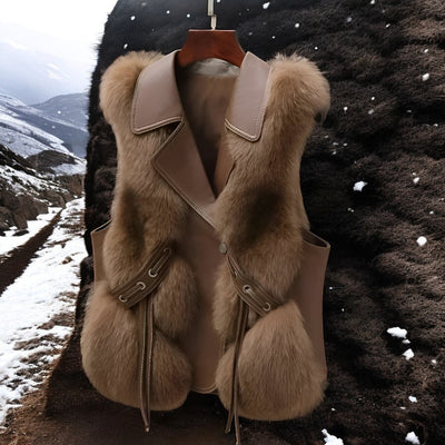 Freja | Gilet in pelliccia artica