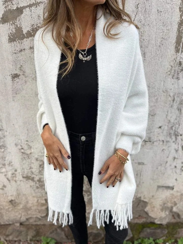 Annina | Cappotto a maniche lunghe con sciarpa
