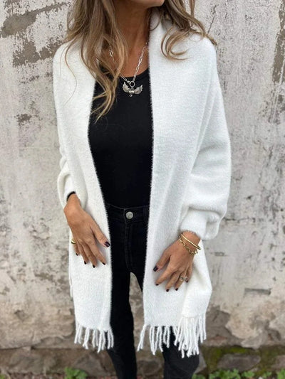 Annina | Cappotto a maniche lunghe con sciarpa