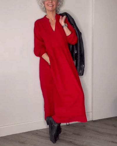 Juliana | Elegante abito lungo con tasche