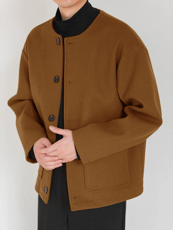 Ricardo | Giacca casual in tweed con bottoni frontali