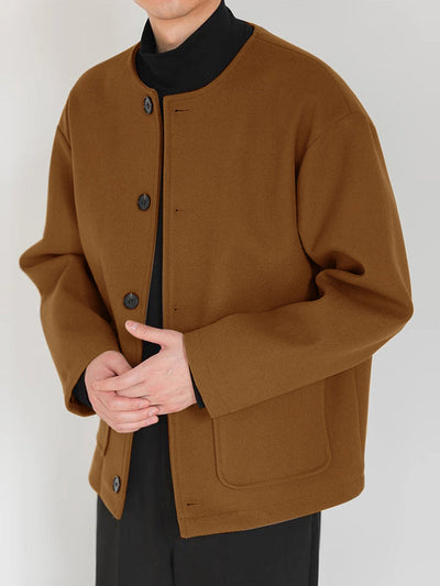 Ricardo | Giacca casual in tweed con bottoni frontali