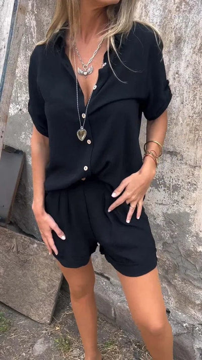 Raffaella｜Camicia in cotone e lino