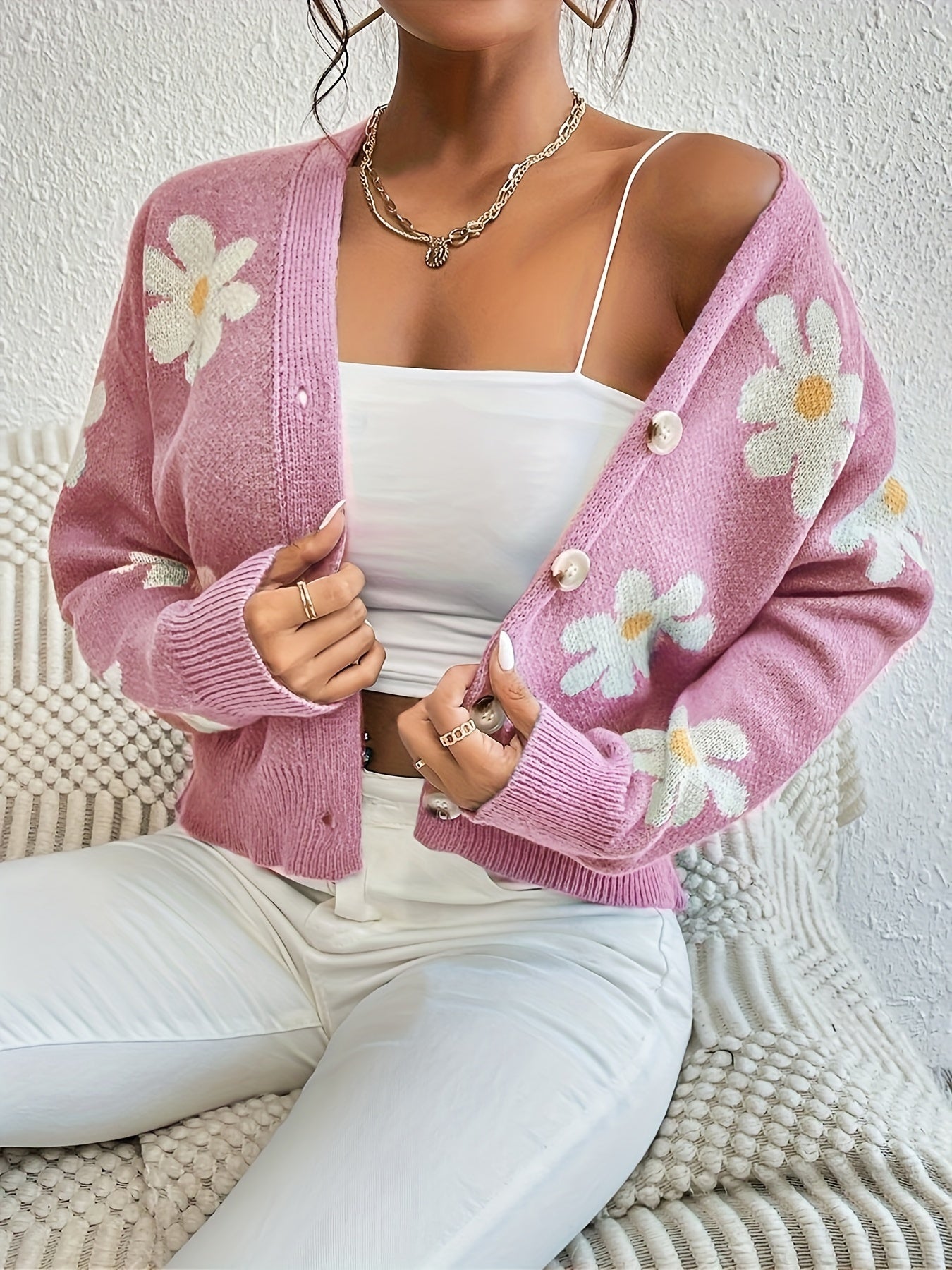 Sandra | Maglione elegante con bottoni