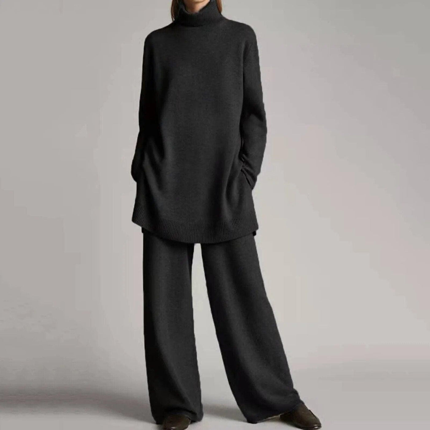 Delia | Tailleur con comodo dolcevita