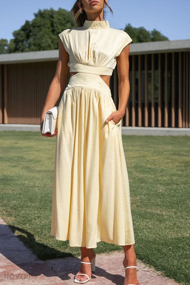 Variant image for Lorna Abito Midi Elegante - Tessuto Elastico, Comfortevole e Versatile-13