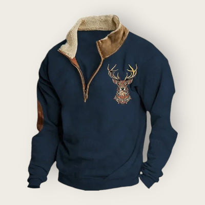 Osvaldo | Maglione con mezza zip
