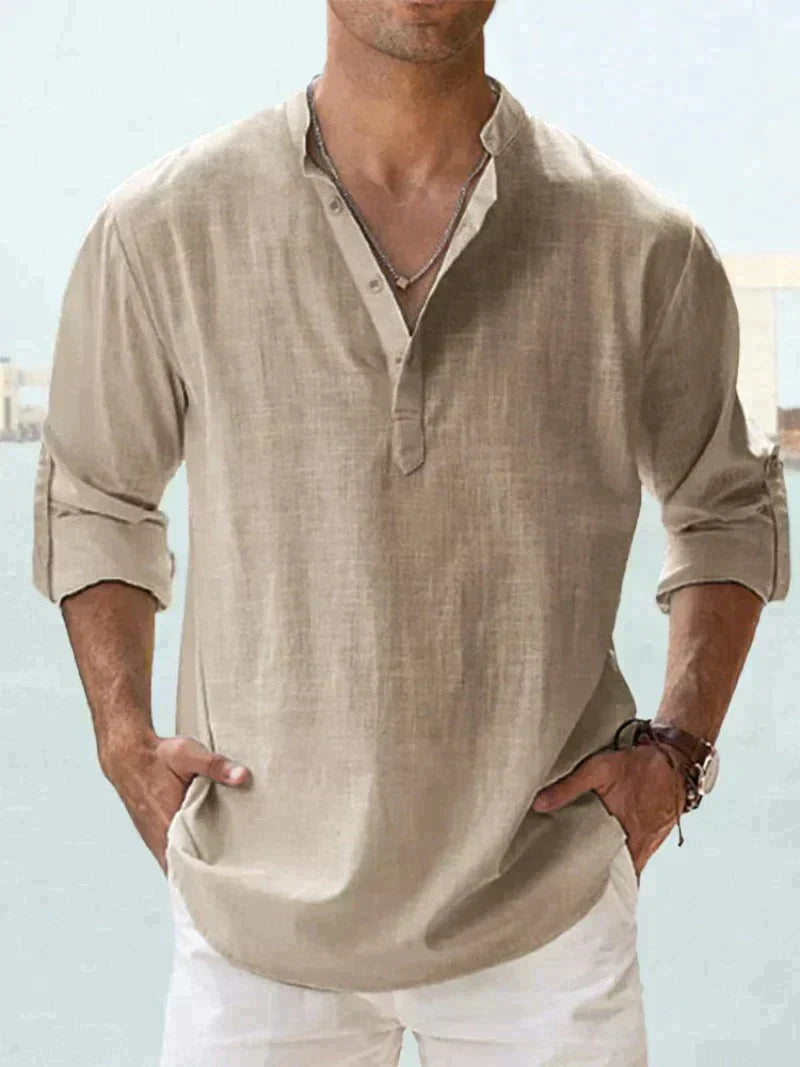 Rio | Camicia di Lino Uomo Casual e Traspirante-3