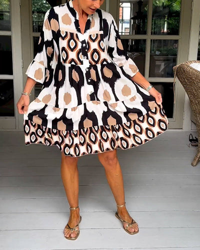 Luisa | Abito con stampa alla moda