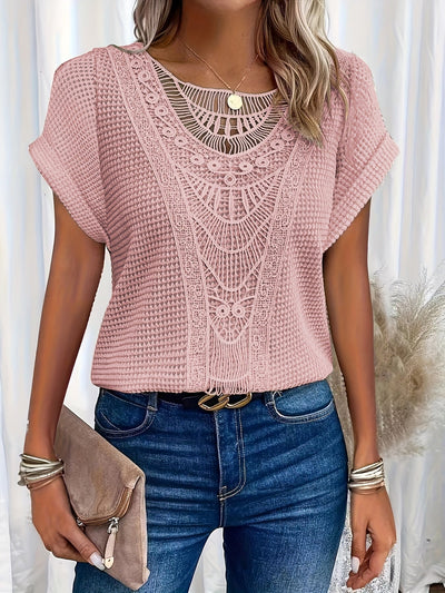 Jillian | Top Boho Chic con Pizzo e Fit Confortevole 2
