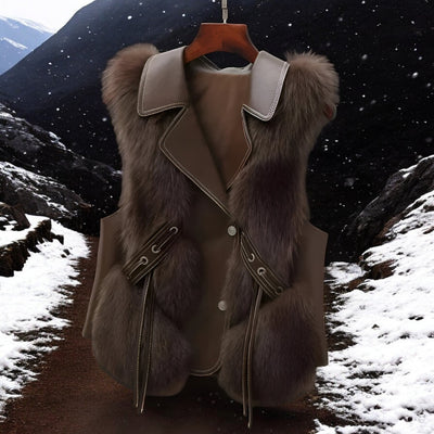 Freja | Gilet in pelliccia artica