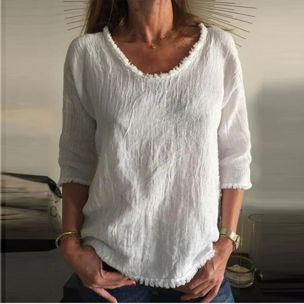 Lino Elegante | Top Casual in Lino Traspirante per Giorni Caldi 1