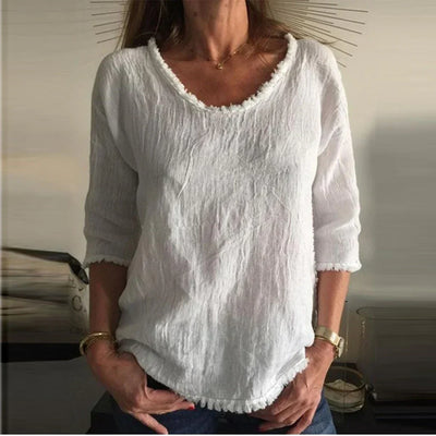 Lino Elegante | Top Casual in Lino Traspirante per Giorni Caldi 1