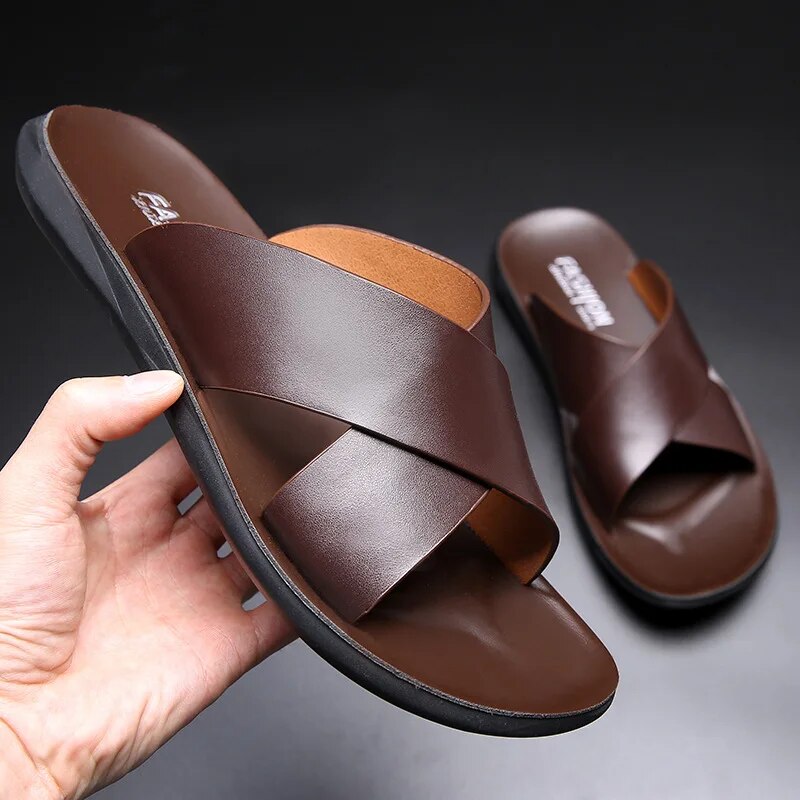 Jan | Sandali Donna Comodi in Pelle Casual-1