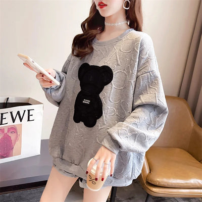 Gabriella | Loose sweater with Mickey Mouse print
