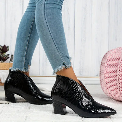 Eleganti Stivali | Stivale Alla Caviglia Slip-On per Donne 1