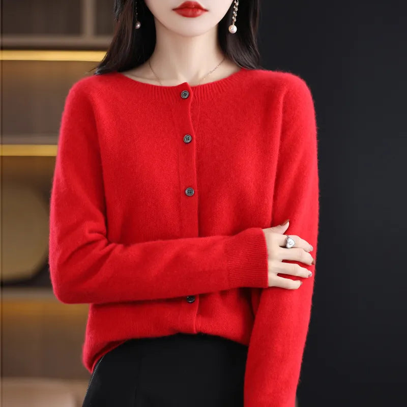 Marina | Accogliente cardigan in lana