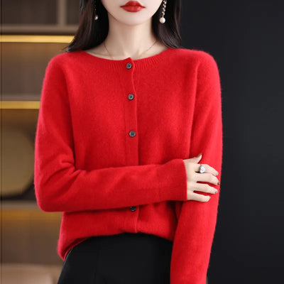 Marina | Accogliente cardigan in lana