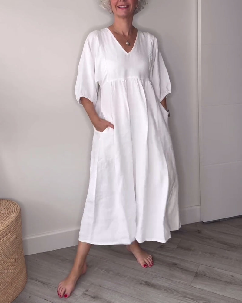 Bettina | Abito casual con scollo a V