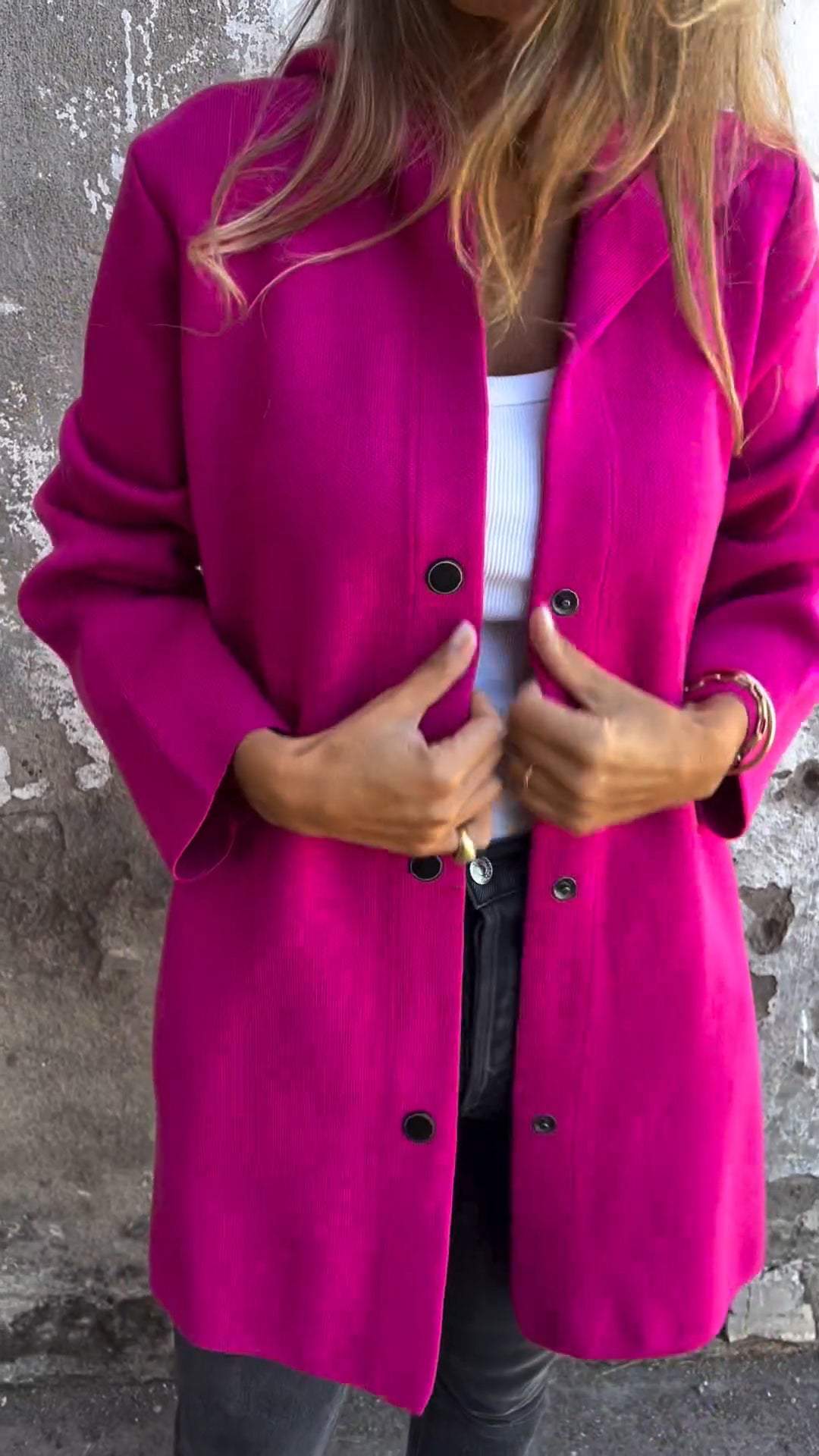 Marie | Cardigan con bottoni e cappuccio