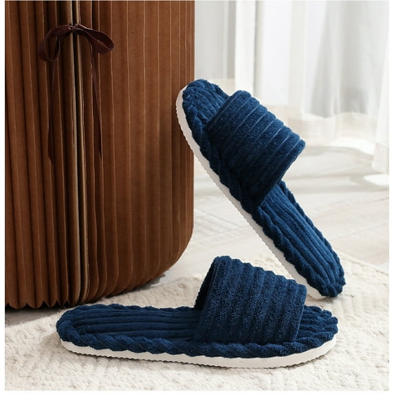 Federico | Open pantoffels met strepen