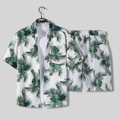 Variant image for Jorden | Set Estivo a 2 Parti con Camicia Tropicale e Pantaloncini Coordinati-73