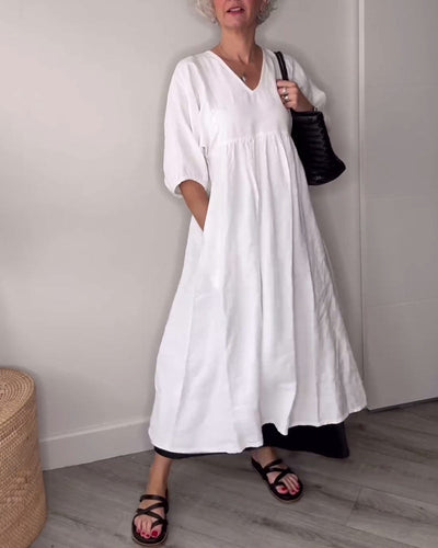Bettina | Abito casual con scollo a V