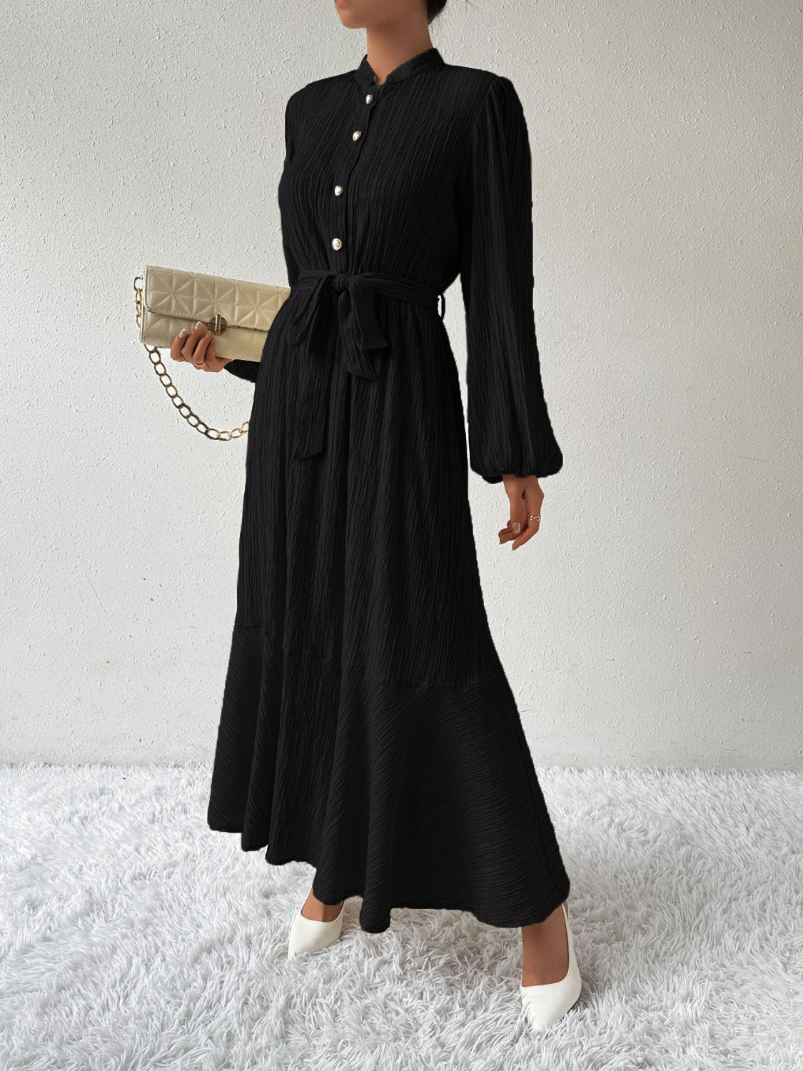 Daniela | Abito elegante a maniche lunghe
