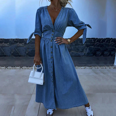 Elvira | Abito in denim alla moda