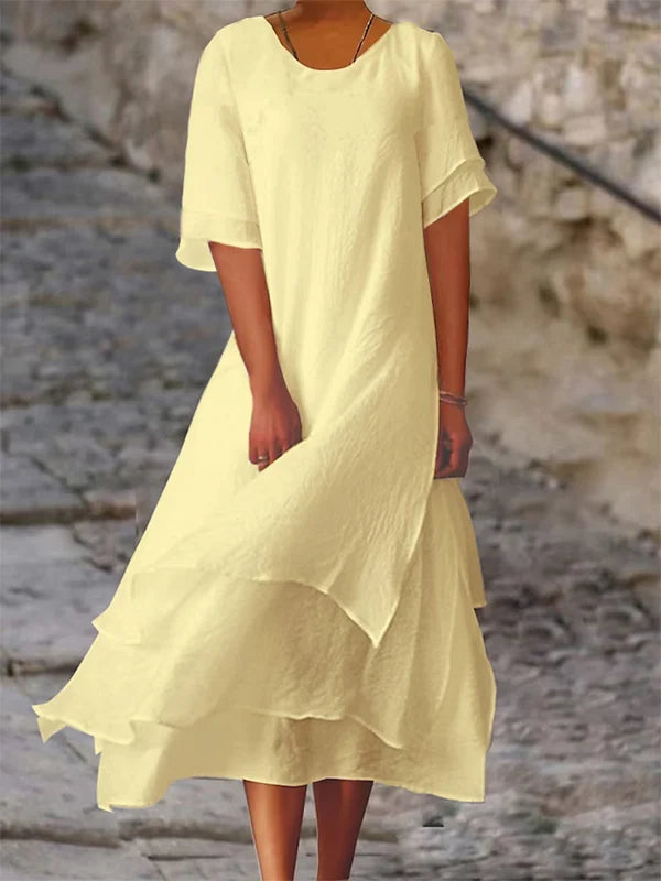 Variant image for Asimmetrico | Abito Sciolto Donna Elegante-25