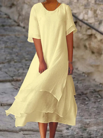 Variant image for Asimmetrico | Abito Sciolto Donna Elegante-25