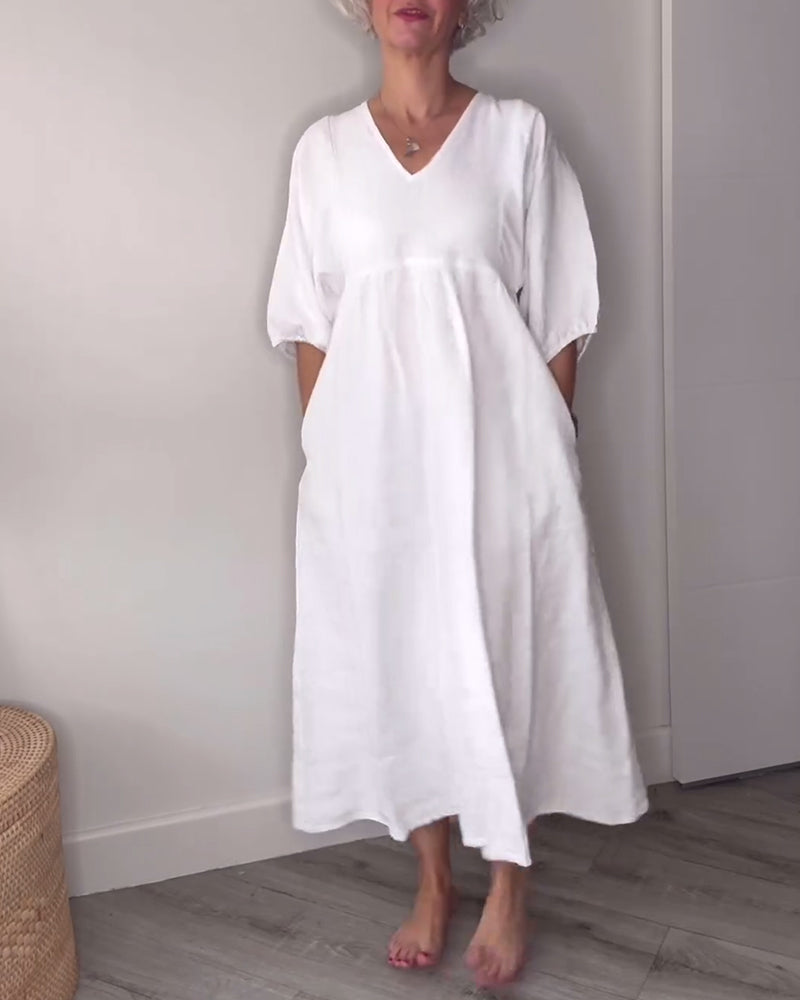 Bettina | Abito casual con scollo a V