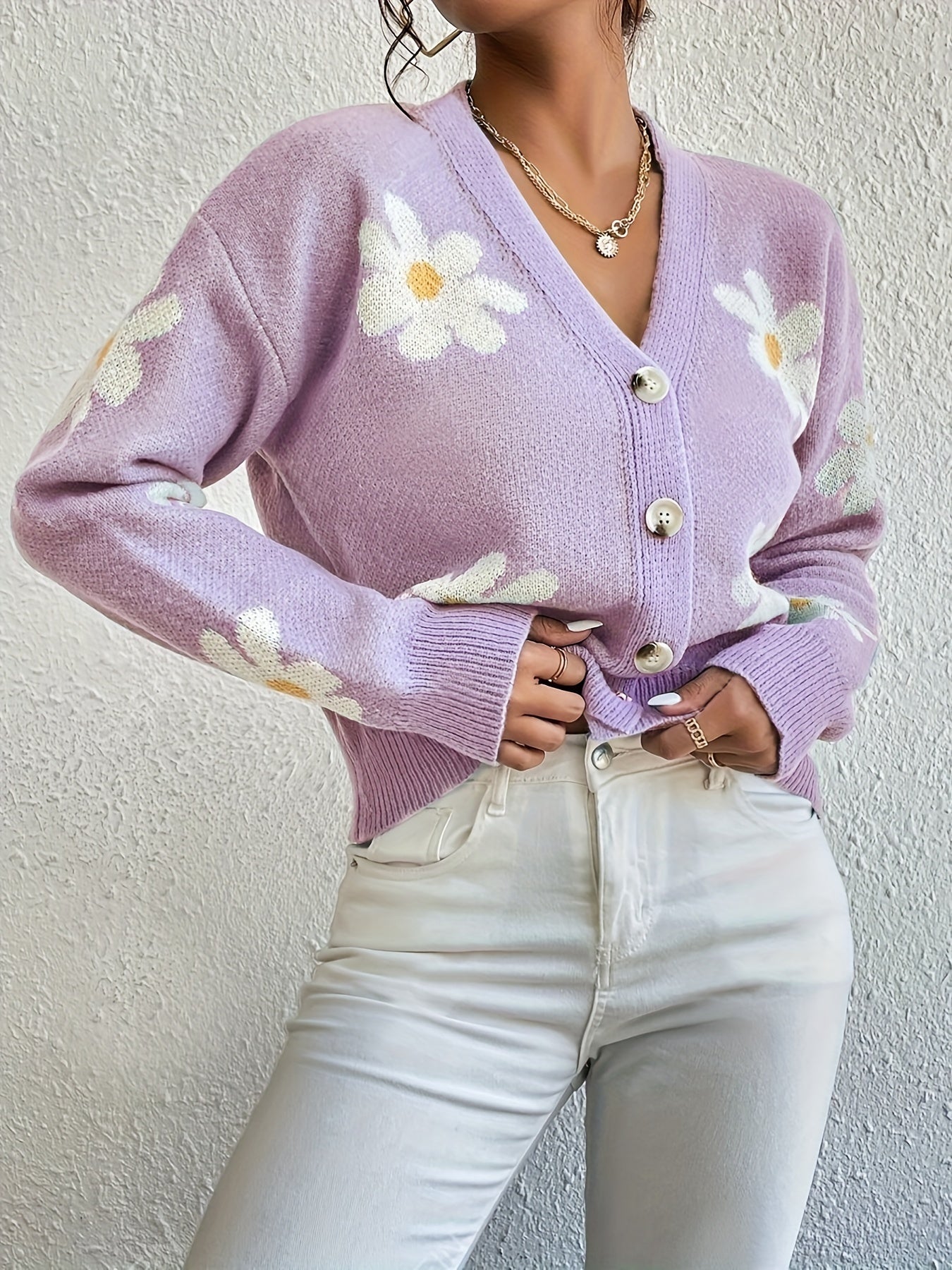 Sandra | Maglione elegante con bottoni