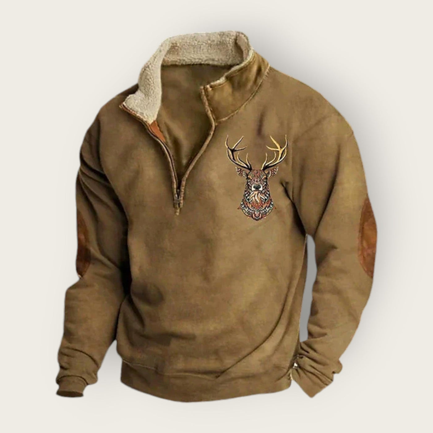 Osvaldo | Maglione con mezza zip