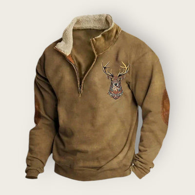 Osvaldo | Maglione con mezza zip