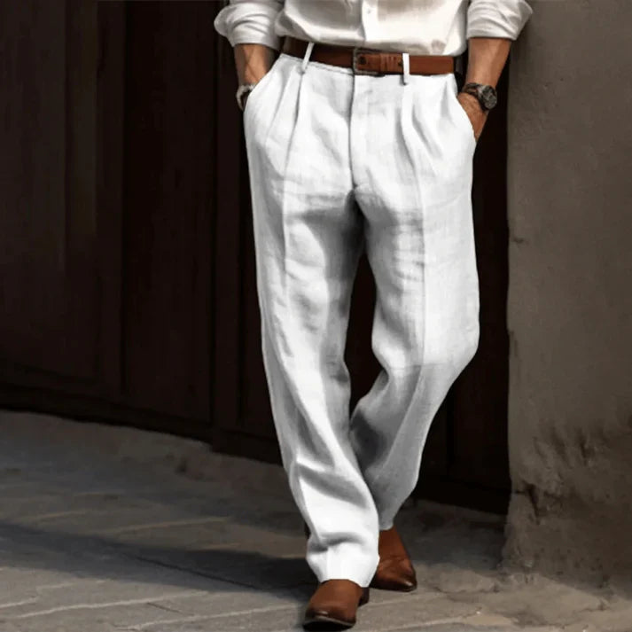 Variant image for Pantaloni Uomo Magnusa Retrò – Tessuto Traspirante, Eleganza Classica-16