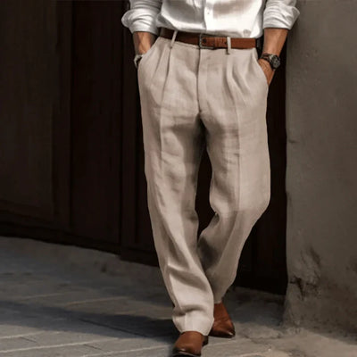Variant image for Pantaloni Uomo Magnusa Retrò – Tessuto Traspirante, Eleganza Classica-11