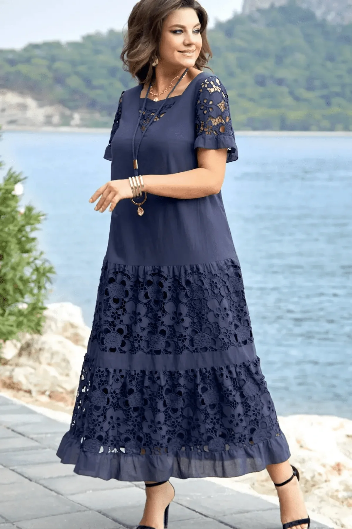 Annabella | Abito elegante a pieghe