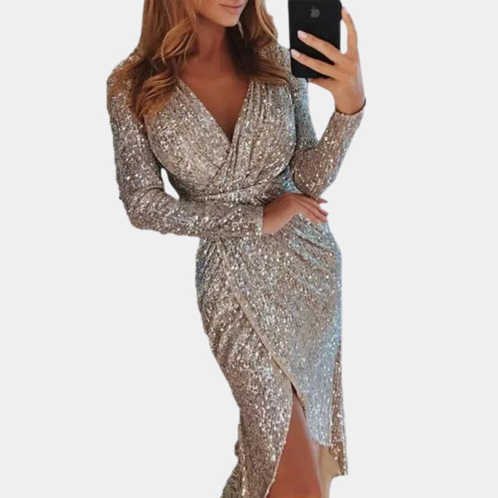 Isabella | Elegante abito di paillettes