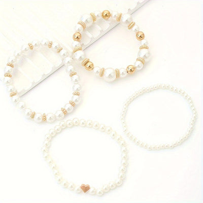 Set di perle artificiali | 4 pezzi